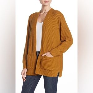 BRAND NEW with tags: Madewell Nolan Cozy Cardigan in Golden Yellow